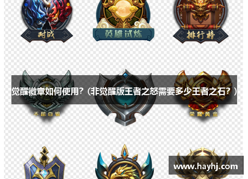 觉醒徽章如何使用？(非觉醒版王者之怒需要多少王者之石？)